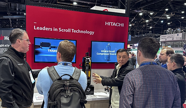 變頻+環(huán)保冷媒!日立渦旋壓縮機亮相2024年美國暖通制冷展